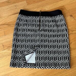Printed Banana Republic skirt